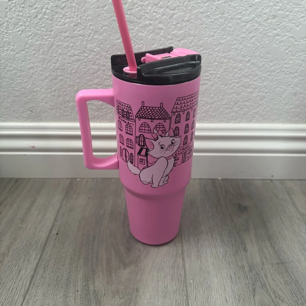 Disney The Aristocats Marie Stainless Steel Tumbler, Disney Marie Tumbler